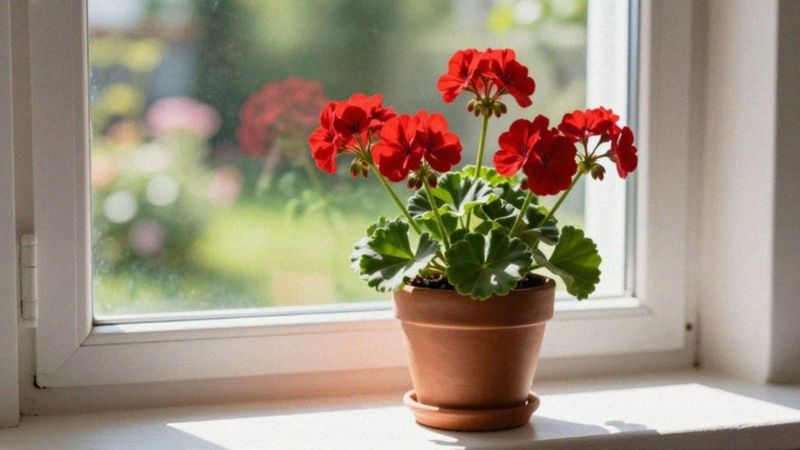 Jakie światło i jaka temperatura dla pelargonii?