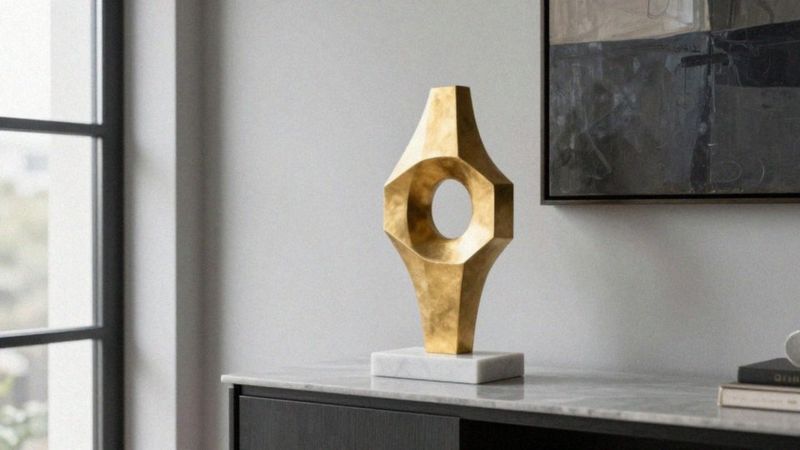 Jak dobrać złote figurki do stylu salonu?