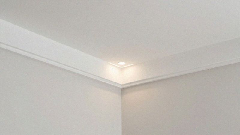 Jak zintegrować listwę sufitową ze styropianu z oświetleniem LED?