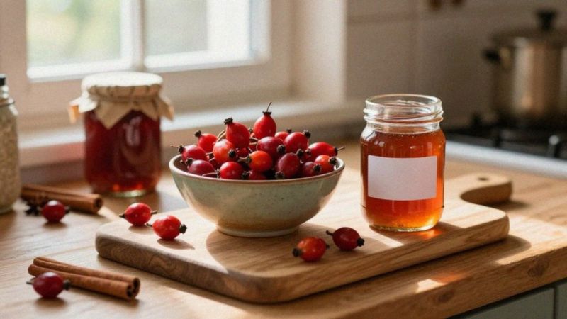 Jak przetwarzać owoce róży pomarszczonej na syropy i dżemy?
