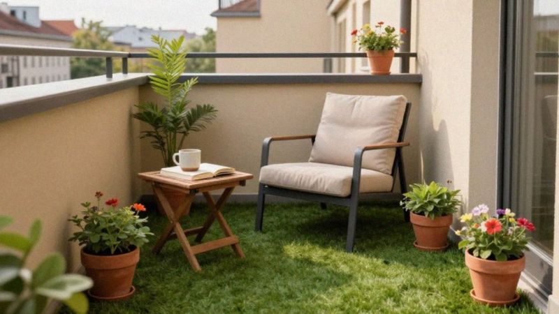 Czy sztuczna trawa nadaje się na balkon?
