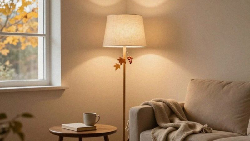 Co daje dekorowanie lamp jesienią?
