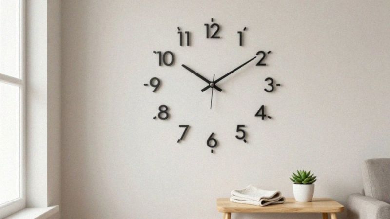 Jak dbać o zegarek przyklejany na ścianę?