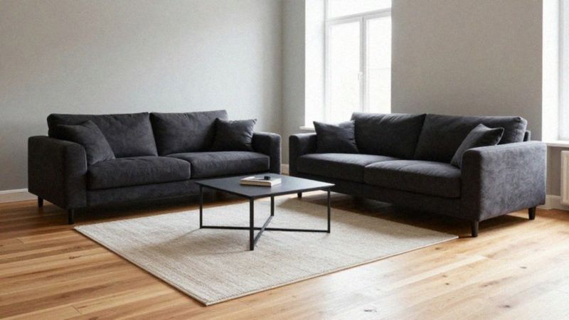 Jak wybrać materiał podłogowy do ciemnych mebli?