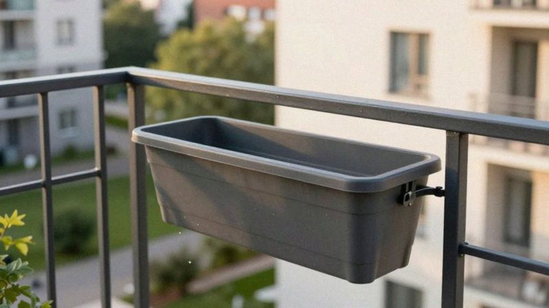 Jaki materiał doniczki na balustradę zapewnia stabilność?