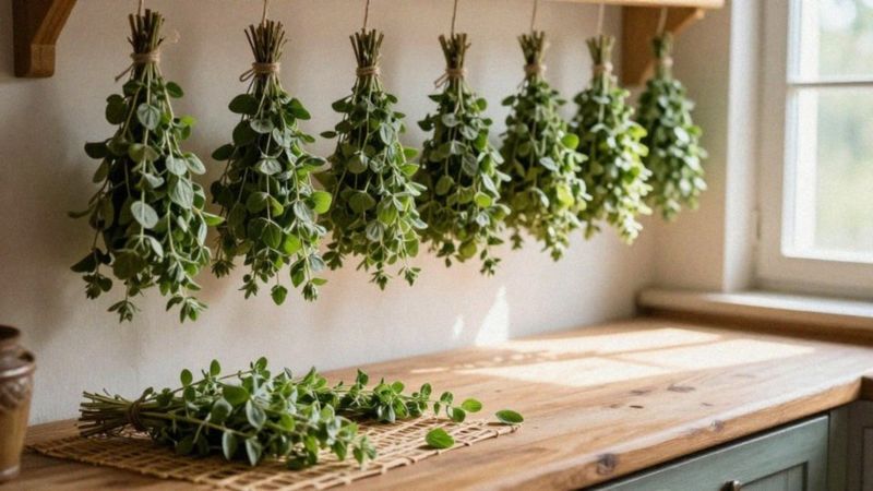Kiedy zbierać oregano i jak je suszyć?