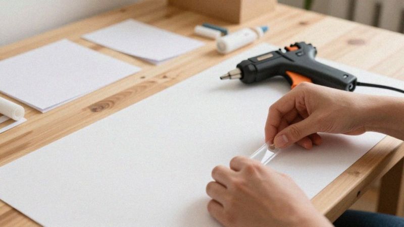 Jak połączyć kartki z plastikowymi tulejkami?
