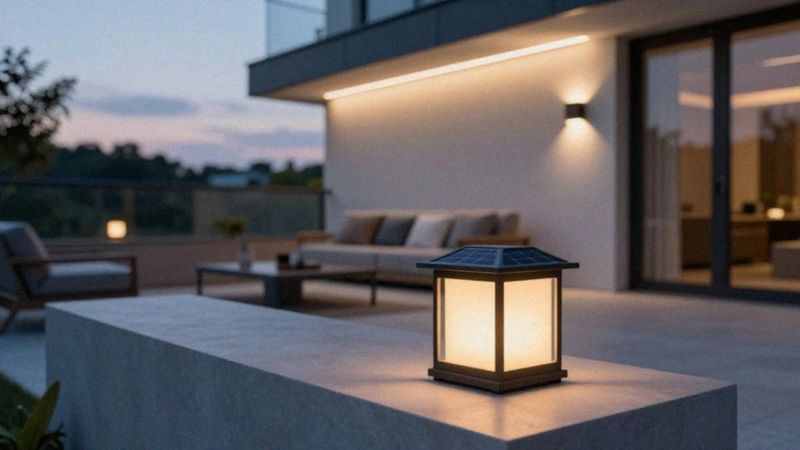 LED czy lampy solarne na tarasie?