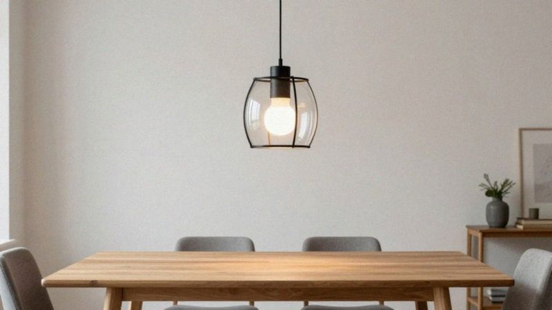 Jak dobrać styl i materiał lampy nad stołem?