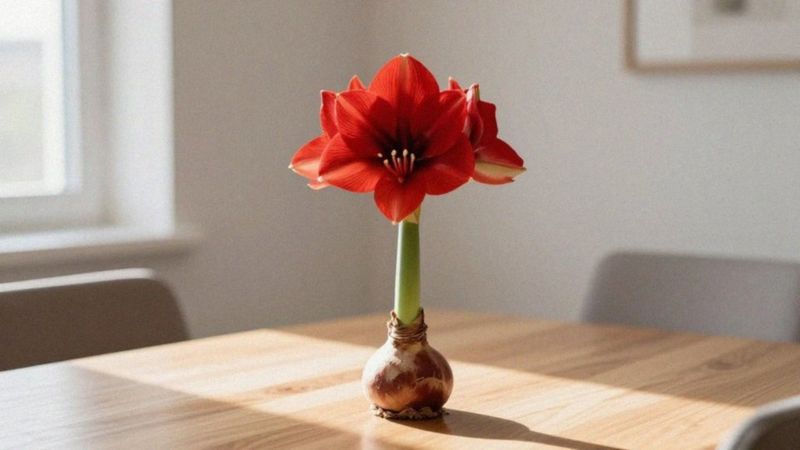 Gdzie ustawić amarylis bez wody w domu?