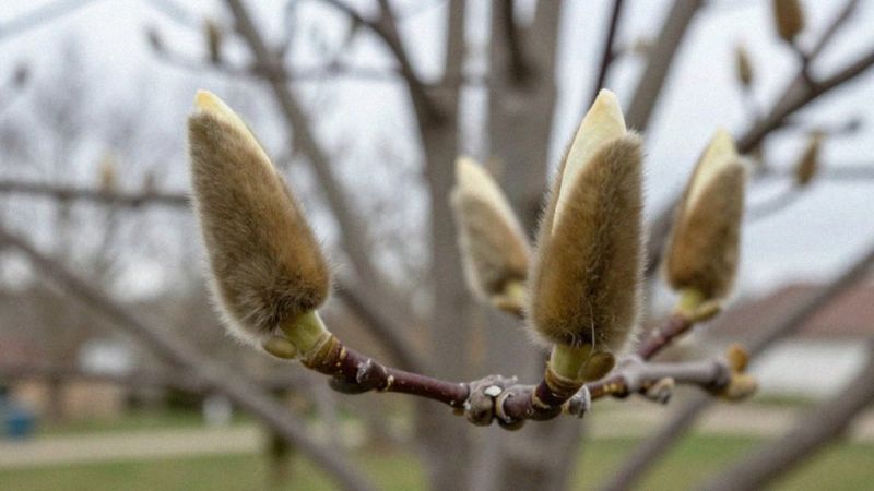 Kiedy pojawiają się pąki magnolii?