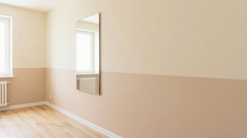 Jak pomalować przedpokój na dwa kolory?