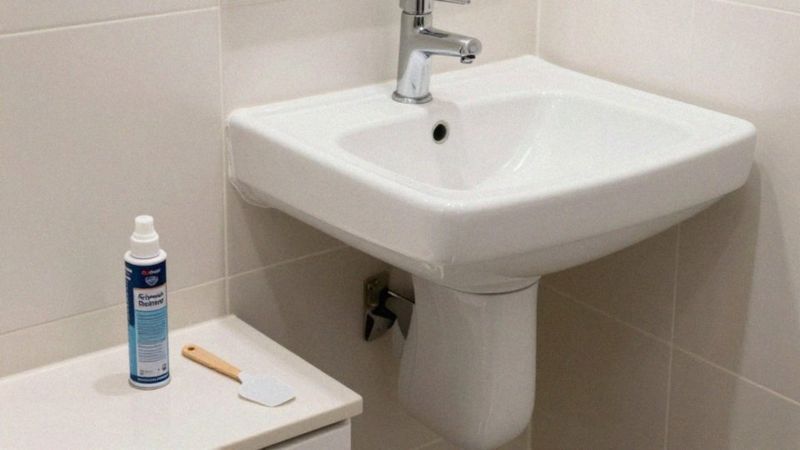 Jak usunąć silikon i zdjąć umywalkę z mocowań?