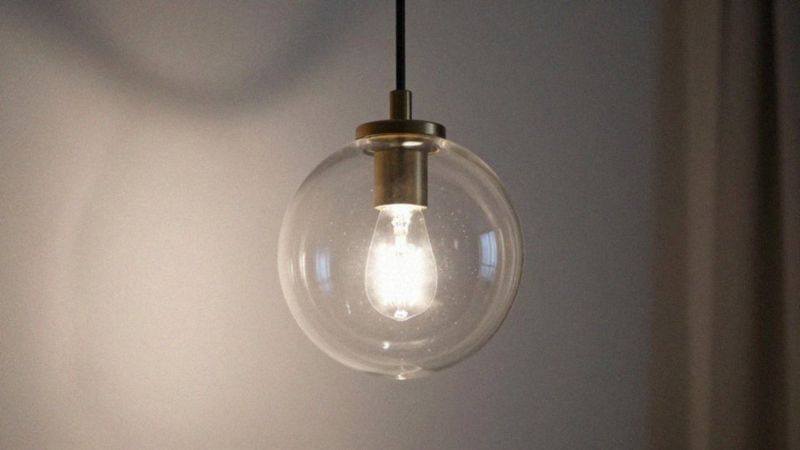 Jak szkło klosza żyrandola wpływa na światło?