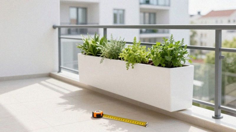 Jak dobrać wymiary donic na balkon i taras?