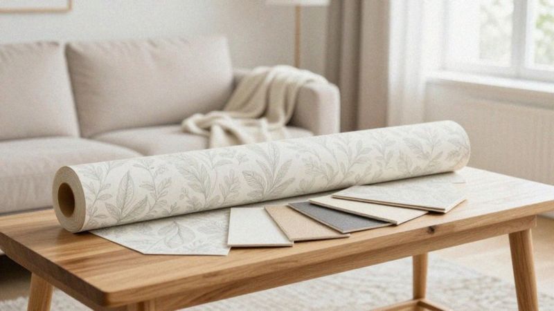 Jak wybrać materiał i wzór tapety ozdobnej do salonu?