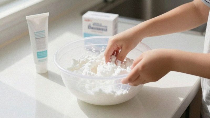 Jak zrobić sztuczny śnieg krok po kroku?
