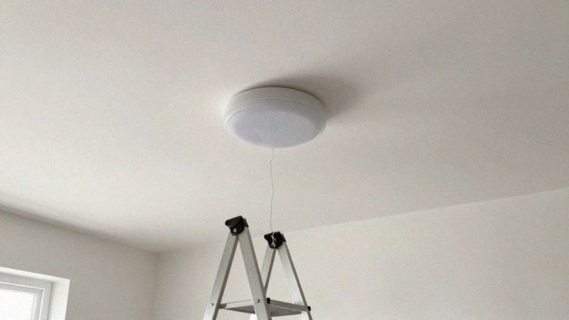 Jak ostrożnie zdjąć halogen z sufitu podwieszanego?
