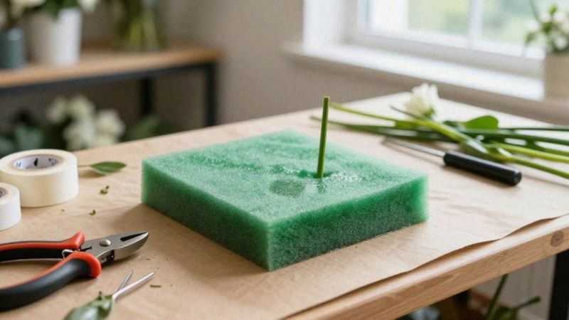 Jak pianka do dekoracji kwiatów poprawia stabilność aranżacji?