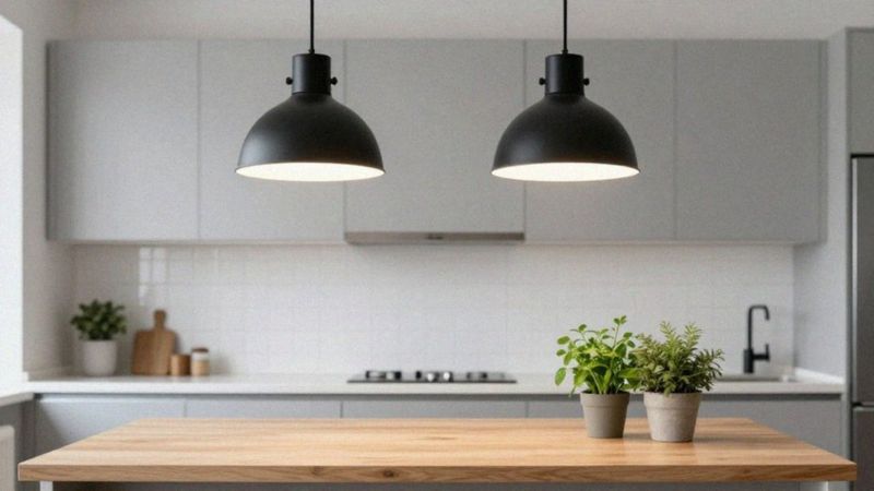 Jak dobrać materiał i kolor podwójnych lamp kuchennych?