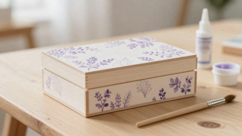 Które techniki decoupage'u sprawdzą się na pudełku?