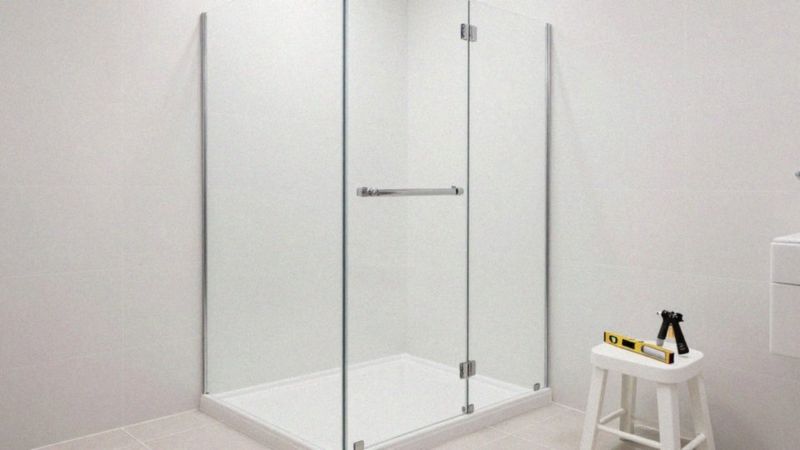 Jak zamontować szybę prysznicową walk-in 100?