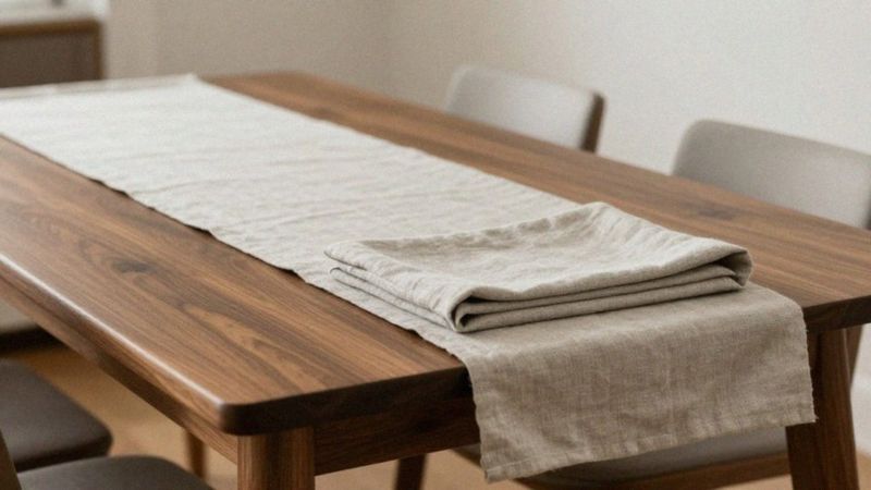 Jak dobrać rozmiar i zwis bieżnika na ciemny stół?