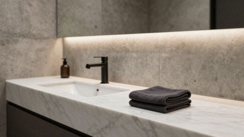 Jakie materiały wybrać: beton czy marmur?