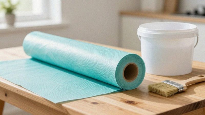 Jaki materiał turkusowej tapety wybrać: flizelina czy winyl?
