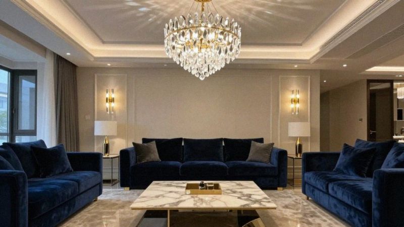 Które lampy podkreślają efekt glamour?