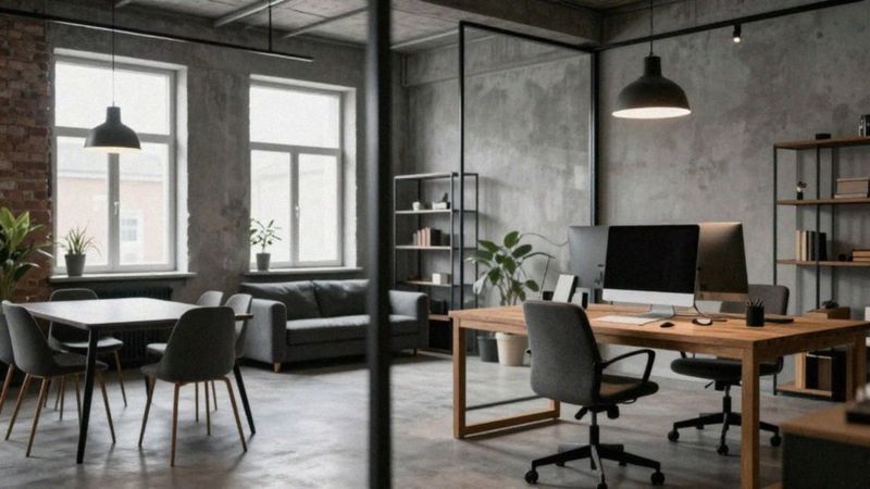 Jak zaplanować strefy w industrialnym gabinecie?
