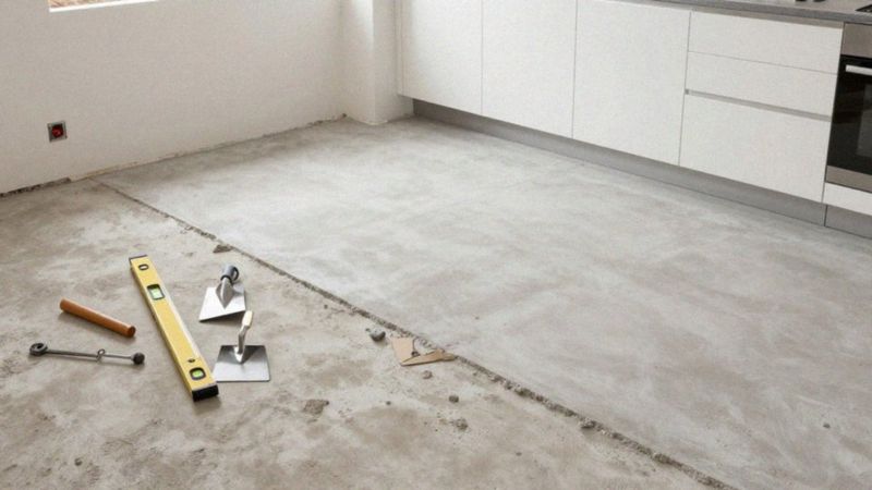 Jak przygotować podłoże w kuchni przed montażem?