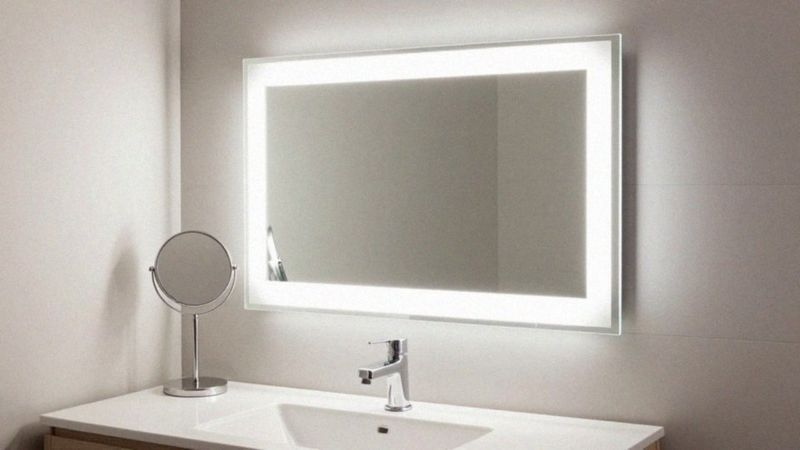 Jak lustra LED pomagają przy makijażu?