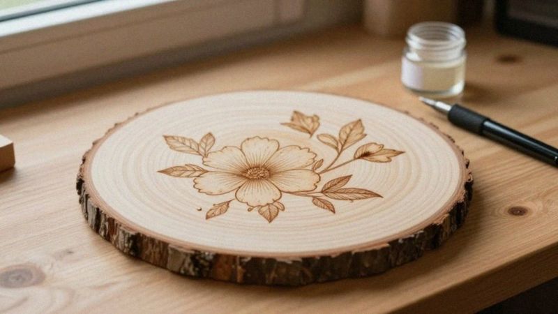 Decoupage i pirografia na plastrze drewna: jak je zastosować?