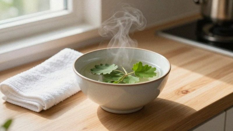 Jak napar i inhalacje z liści geranium łagodzą zatoki?