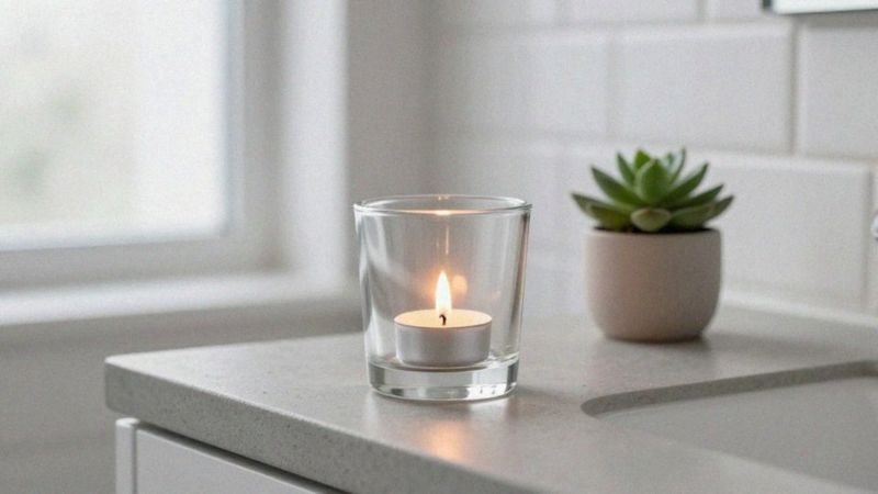 Czy świecznik na tealight nadaje się do łazienki?