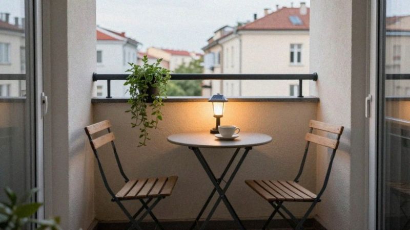 Dlaczego warto wybrać krzesełka na mały balkon?