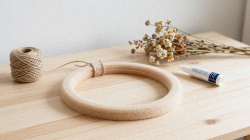 Jak wykonać wianek na styropianie krok po kroku?