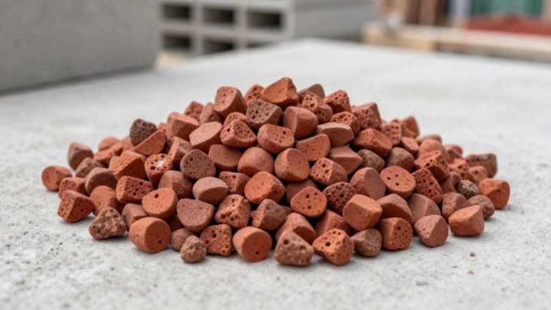 Jakie są parametry gęstości i przewodnictwa cieplnego keramzytu?