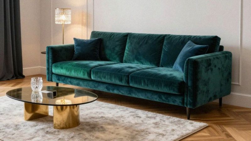 Jakie materiały najlepiej pasują do salonu glamour?