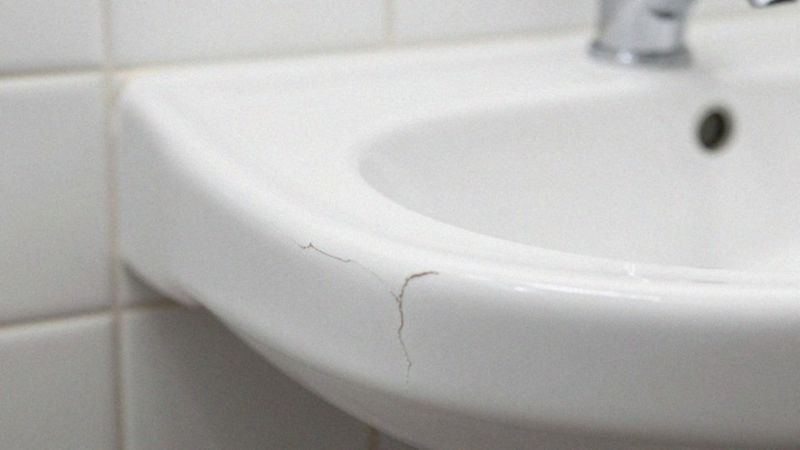 Co zrobić gdy umywalka jest pęknięta?