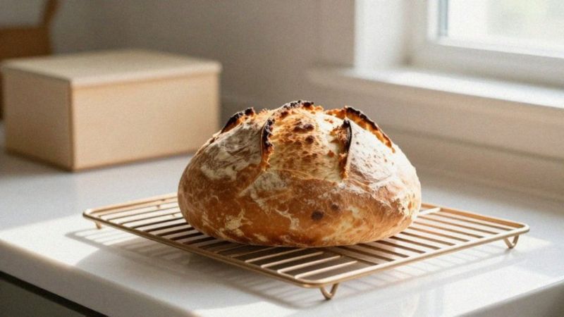 Jak ostudzić i przechowywać domowy chleb?