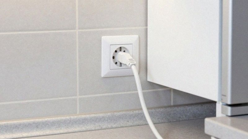 Gdzie zamontować gniazdko przy lodówce wolnostojącej?
