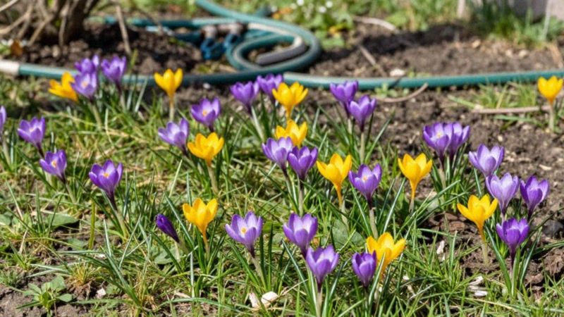 Jak pielęgnować krokusy po posadzeniu?