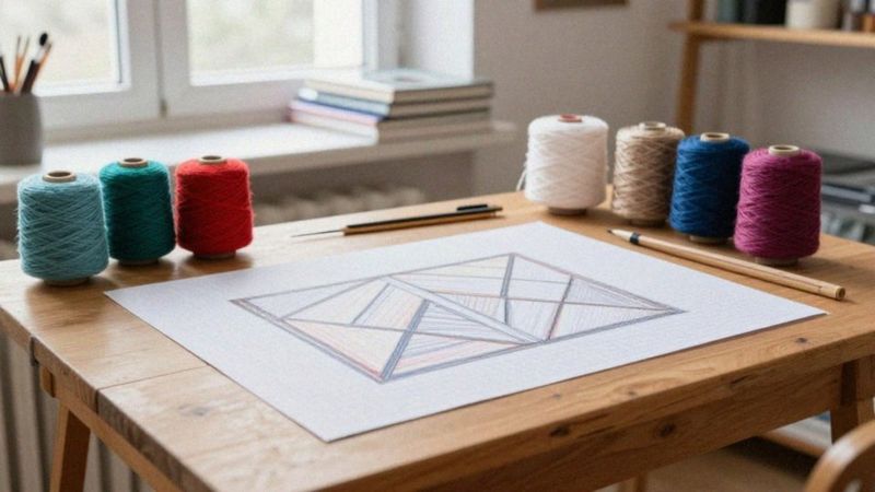 Jak zaprojektować wzór dywanu przed tuftingiem?