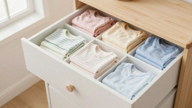 Jak segregować ubranka według typu i rozmiaru?
