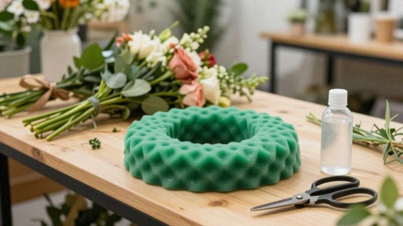 Jak przedłużyć trwałość wieńca z gąbki florystycznej?