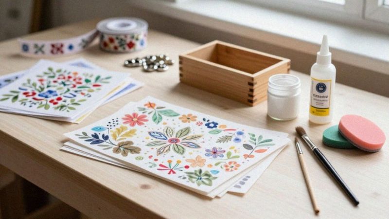 Jakie akcesoria wybrać do decoupage'u?