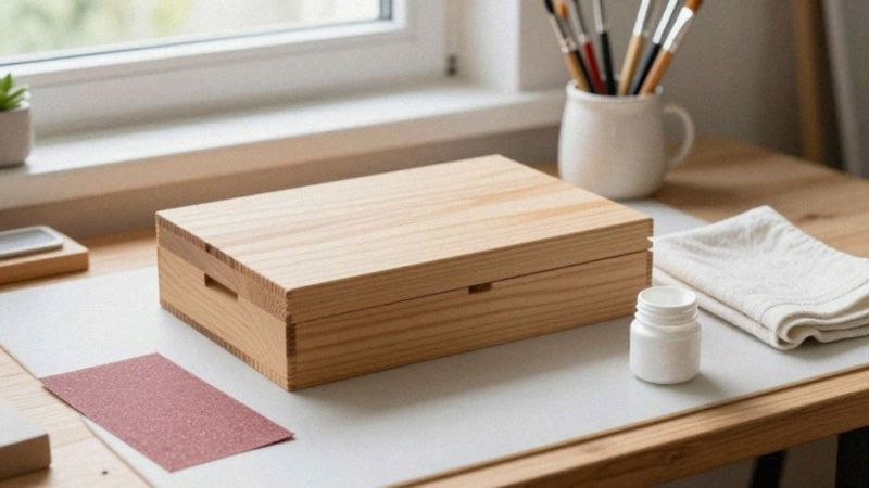 Jak przygotować powierzchnię kuferka pod decoupage?