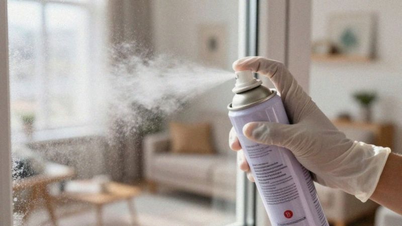 Jak nanosić sztuczny śnieg w sprayu?